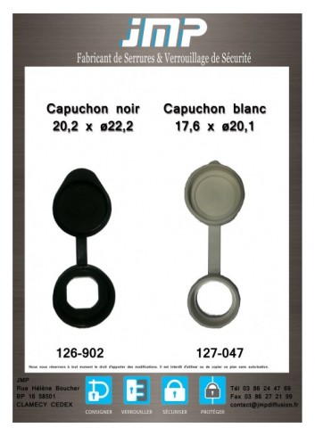 Weiße Kappe 17,6 X Ø 20,1 - Technischer Plan