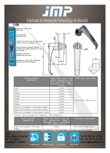 Griffe 1125 - Technischer Plan