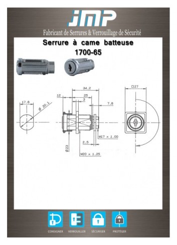 Hebelschlösser 1700-65 - Technischer Plan