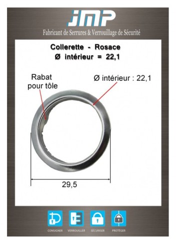 Rosette - Innen-Ø 22,1 - Technischer Plan