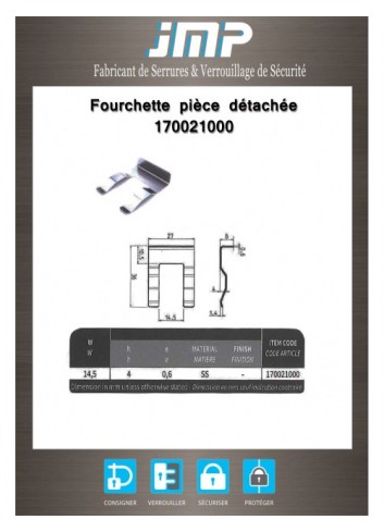 Gabelfeder 170021000 - Technischer Plan