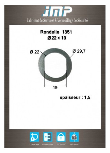 Scheibe PD23808707 für 1351 - Technischer Plan