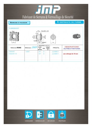 Druckzylinder 14800-97  - Technischer Plan