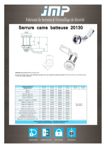 Hebelschloss 20130 - Elektrische Reichweite - Technischer Plan