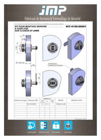 zahlencode KIT-4150-00001 - Technischer Plan