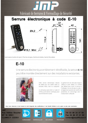 E-10 Codesperre - Technischer Plan 1