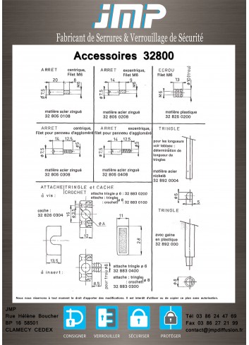 Drehstange AC32800-AC+TR für möbelkastenschloss 32800 - Technischer Plan 2