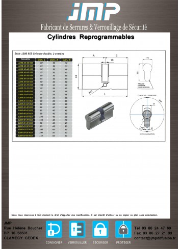DOPPELZYLINDER RI1200S - Technischer Plan 3