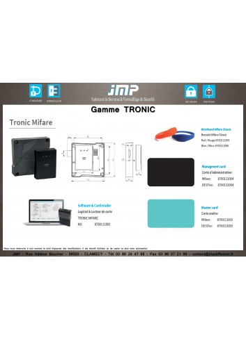 Elektronisches Schloss Tronic Mifare - Technischer Plan 3