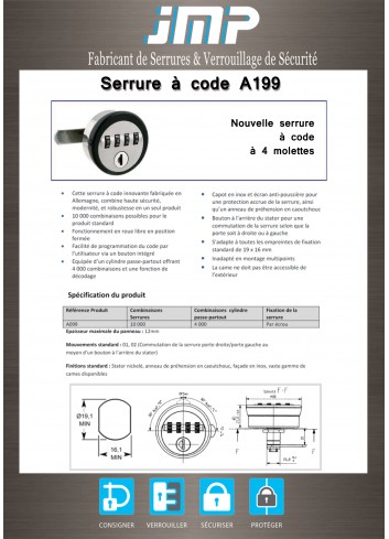 zahlencode A199 - Dekodierungsschlüssel - Technischer Plan 1