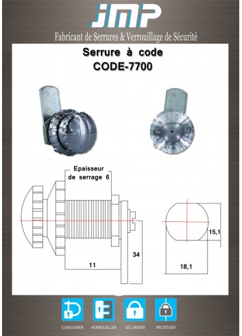 zahlencode CODE-7700 - Technischer Plan 1