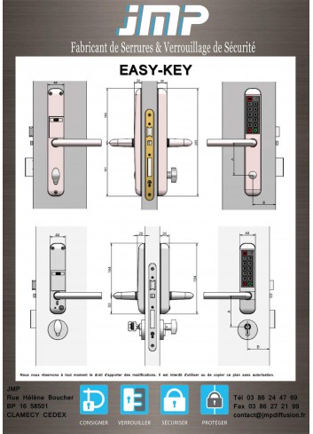 zahlencode EASY-KEY - Technischer Plan 2