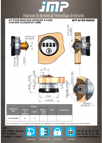 zahlencode KIT-A199-00002 - Technischer Plan