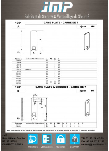 Riegel 1201 - Technischer Plan 1