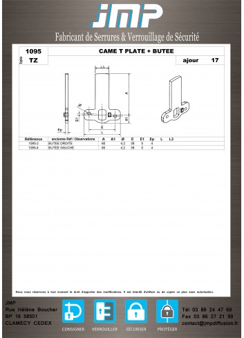 Riegel 1095 - Technischer Plan 4