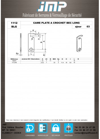 Riegel 1112 - Technischer Plan 2