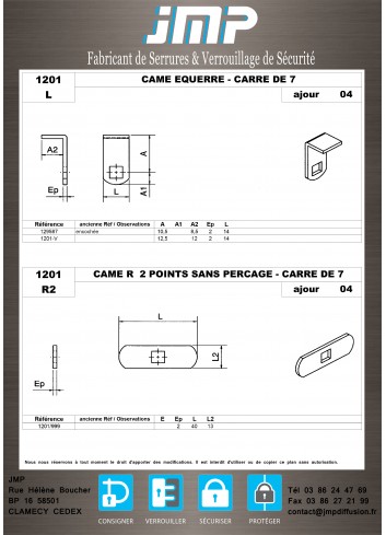 Riegel 1201 - Technischer Plan 4