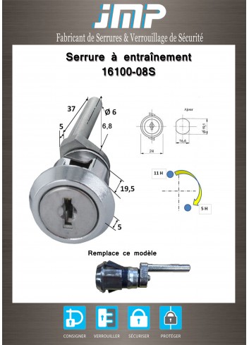 Mitnehmerschlösser ETXX0019 - Technischer Plan