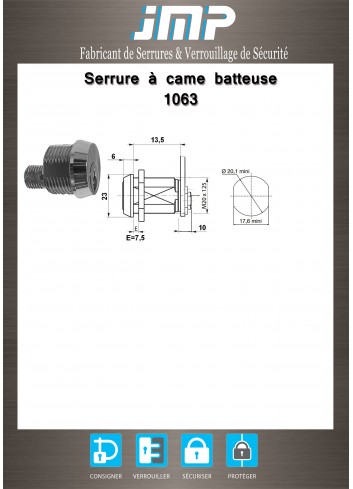 Hebelschlösser 1063 - Technischer Plan