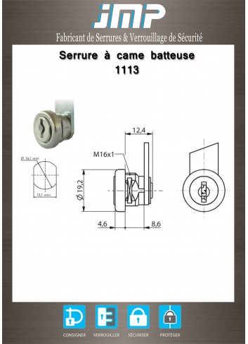 Hebelschlösser 1113 - Technischer Plan