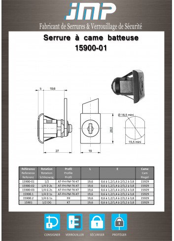 Hebelschlösser 15900-01 - Technischer Plan