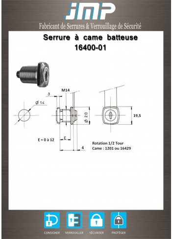 Hebelschlösser 16400-01 - Technischer Plan