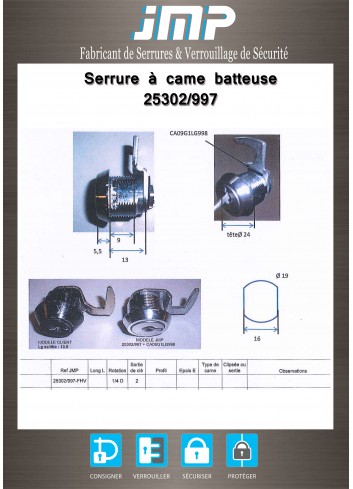 Hebelschlösser BXX20034 - Technischer Plan